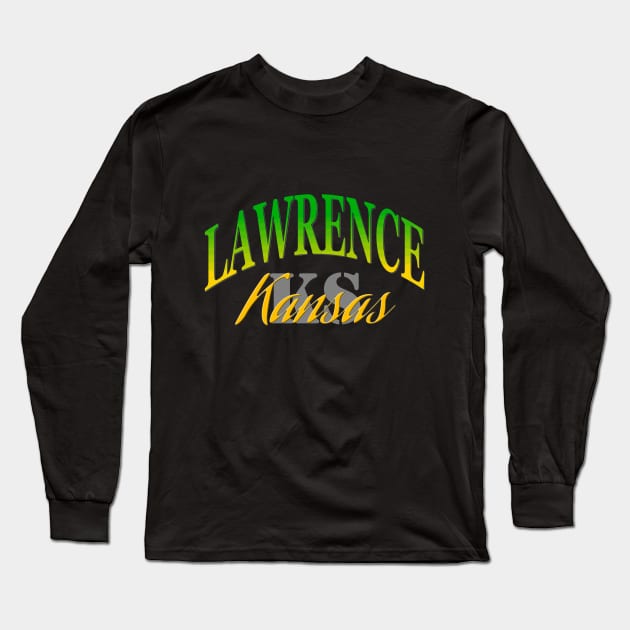City Pride: Lawrence, Kansas Long Sleeve T-Shirt by Naves